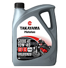 Масло TAKAYAMA MOTOTEK 5000, 4T 10W40 SM MA-2 п/синт, металл. 4 литра 6056122 Масло TAKAYAMA MOTOTEK 5000, 4T 10W40 SM MA-2 п/синт, металл. 4 литра 6056122