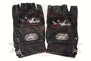 Перчатки PRO-BIKER MCS-04Н (без пальцев, защита) кожа (черные) Перчатки PRO-BIKER MCS-04Н (без пальцев, защита) кожа (черные)