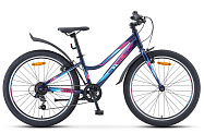 Велосипед 24" STELS Navigator-420 V (6ск,рама ал.12",аморт.вилка,двойные обода) темно-синий Велосипед 24" STELS Navigator-420 V (6ск,рама ал.12",аморт.вилка,двойные обода) темно-синий