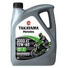 Масло TAKAYAMA MOTOTEK 3000, 4T 10W40 SL MA-2 п/синт, 4 литра 6056121 Масло TAKAYAMA MOTOTEK 3000, 4T 10W40 SL MA-2 п/синт, 4 литра 6056121