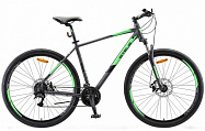 Велосипед 29" STELS Navigator-920 MD (24ск, рама алюм.16,5", аморт.вилка, торм.мех.) антрац./зел. Велосипед 29" STELS Navigator-920 MD (24ск, рама алюм.16,5", аморт.вилка, торм.мех.) антрац./зел.