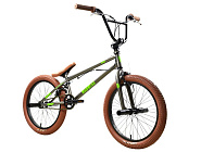 Велосипед 20" Stark'25 Madness BMX 2 (рама ст.,клещ. торм.,гироротор) графит/зеленый неон/песочный Велосипед 20" Stark'25 Madness BMX 2 (рама ст.,клещ. торм.,гироротор) графит/зеленый неон/песочный