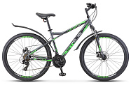 Велосипед 27.5" STELS Navigator-710 MD (21ск, рама ст.18", торм.мех.диск.) серый/зеленый Велосипед 27.5" STELS Navigator-710 MD (21ск, рама ст.18", торм.мех.диск.) серый/зеленый