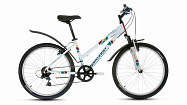 Велосипед 24" FORWARD SEIDO (JADE) 1.0 (рама ал. 12", 7ск, Hard tail, торм.V-Brake) сине-бирюз., роз Велосипед 24" FORWARD SEIDO (JADE) 1.0 (рама ал. 12", 7ск, Hard tail, торм.V-Brake) сине-бирюз., роз