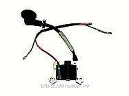 Зажигание мотокосы BC/GBC-043/052 в сборе (L в/в провода 160мм, колпачок 90 град) Зажигание мотокосы BC/GBC-043/052 в сборе (L в/в провода 160мм, колпачок 90 град)