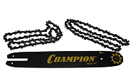 Шина CHAMPION 14" 1.3 3/8 (52 зв.) 35 см. + 2 цепи "RAPIRA" 52зв. для б/п Р350,351,352,371, Chemp Шина CHAMPION 14" 1.3 3/8 (52 зв.) 35 см. + 2 цепи "RAPIRA" 52зв. для б/п Р350,351,352,371, Chemp