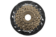 Трещотка Shimano Tourney 6 ск.14-28T MF-TZ500, с защитой спиц, AMFTZ5006428CP Трещотка Shimano Tourney 6 ск.14-28T MF-TZ500, с защитой спиц, AMFTZ5006428CP