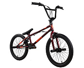 Велосипед 20" Stark'25 Madness BMX 3 (рама ст., клещ.торм., пеги) бордовый/оранжевый/черный Велосипед 20" Stark'25 Madness BMX 3 (рама ст., клещ.торм., пеги) бордовый/оранжевый/черный